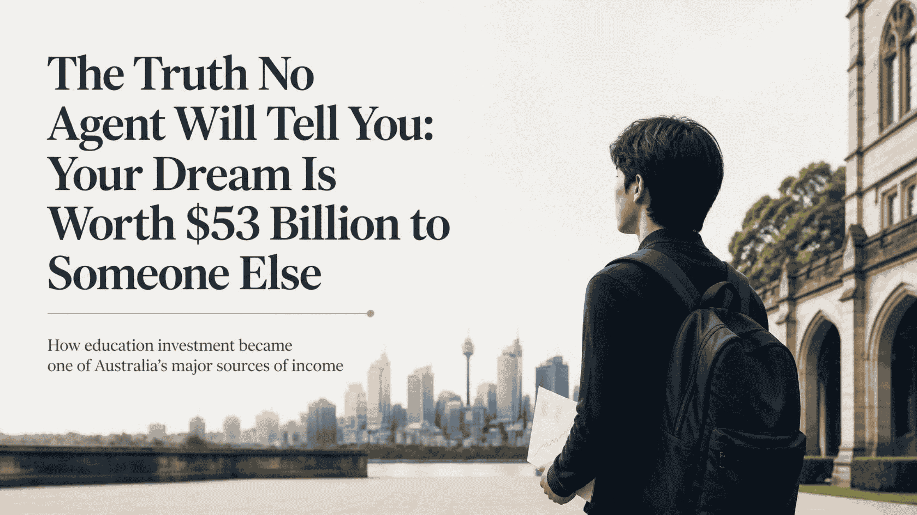The Truth No Agent Will Tell You: Your Dream Is Worth $53 Billion to Someone Else