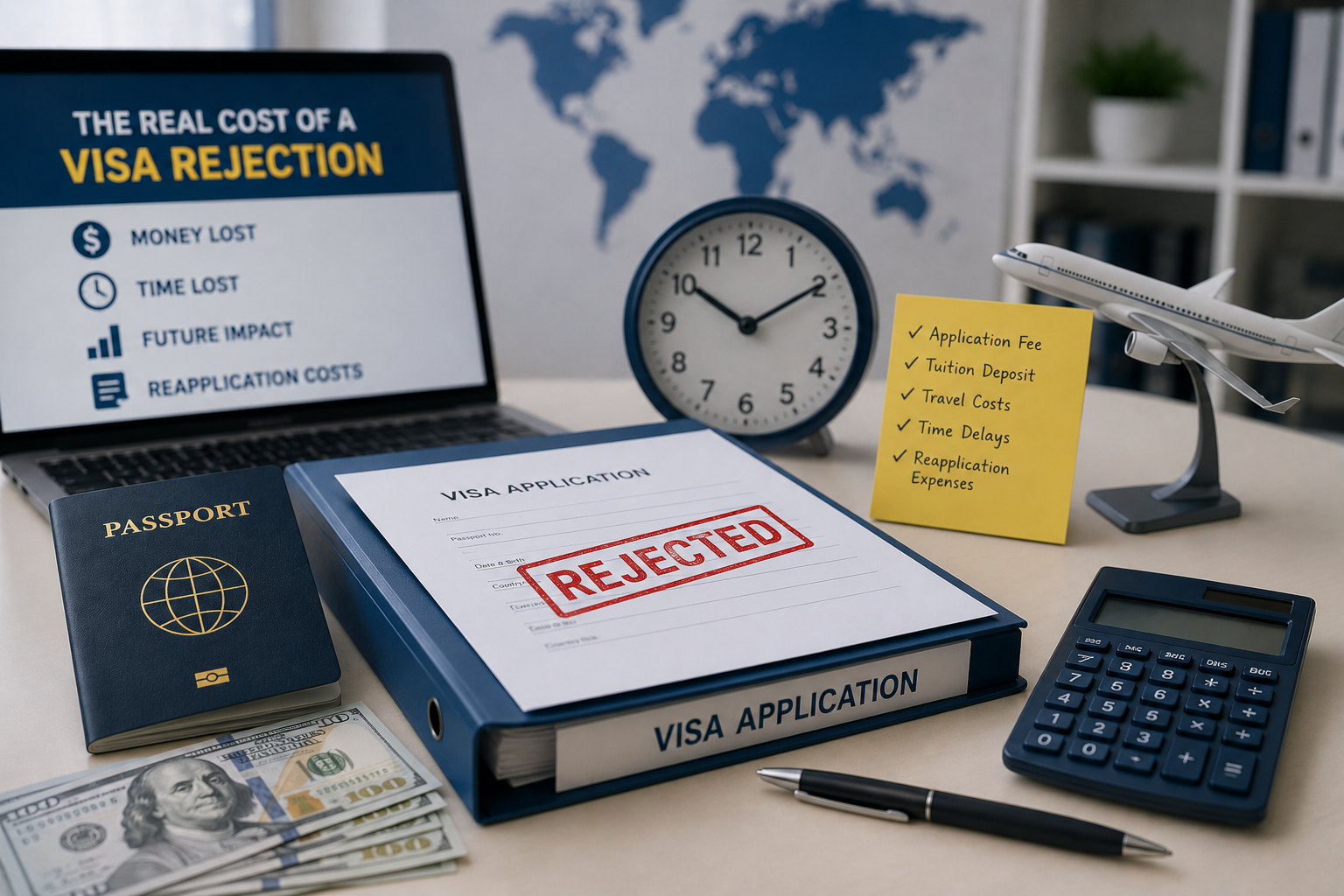 The Real Cost of a Visa Rejection: Money, Time, and Future Applications