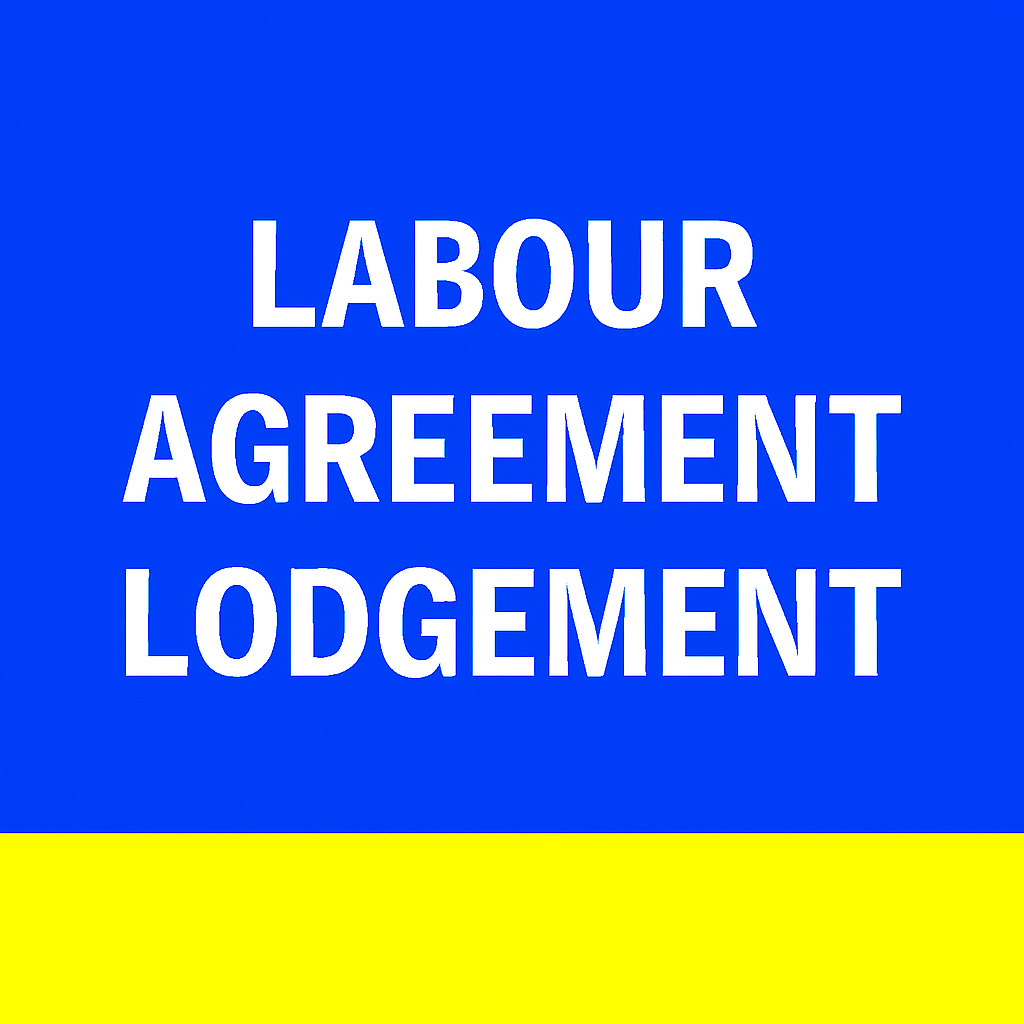 Labour Agreement Lodgement 