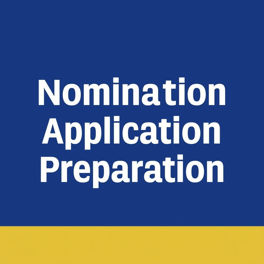Nomination Application Preparation 