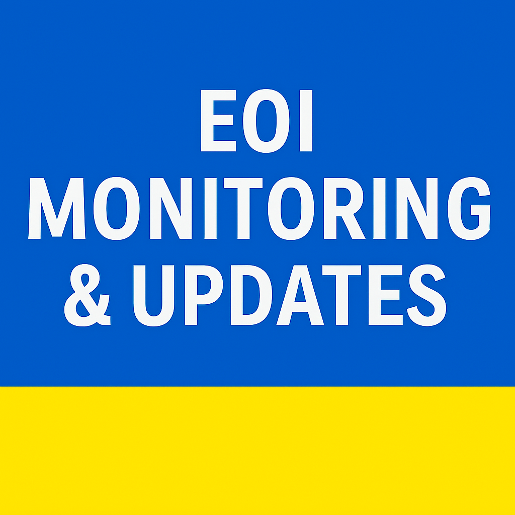 EOI Monitoring & Updates 