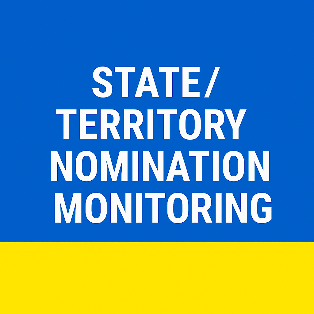 State/​​Territory Nomination Monitoring 