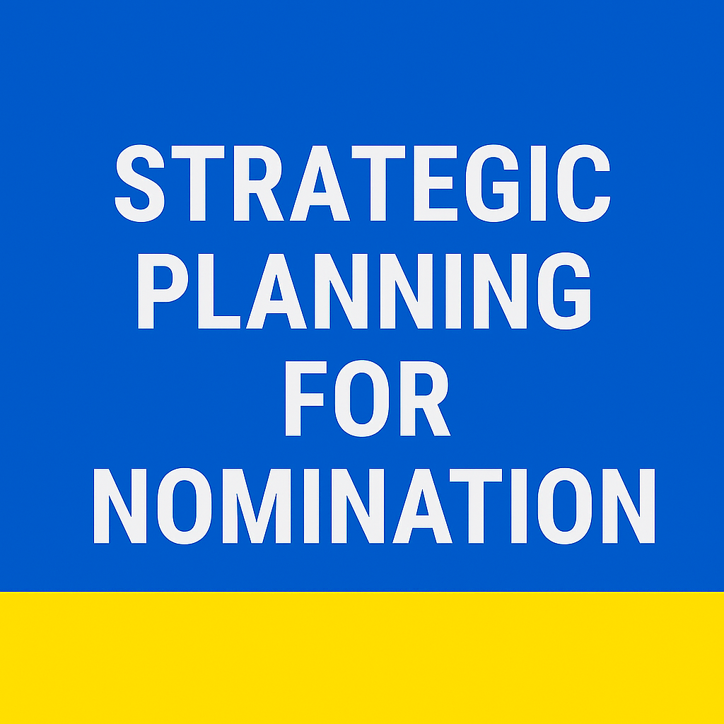Strategic Planning for Nomination 