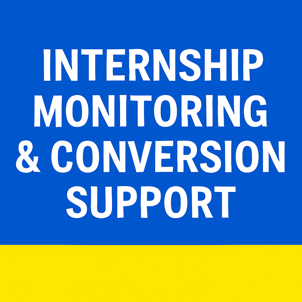 Internship Monitoring & Conversion Support 