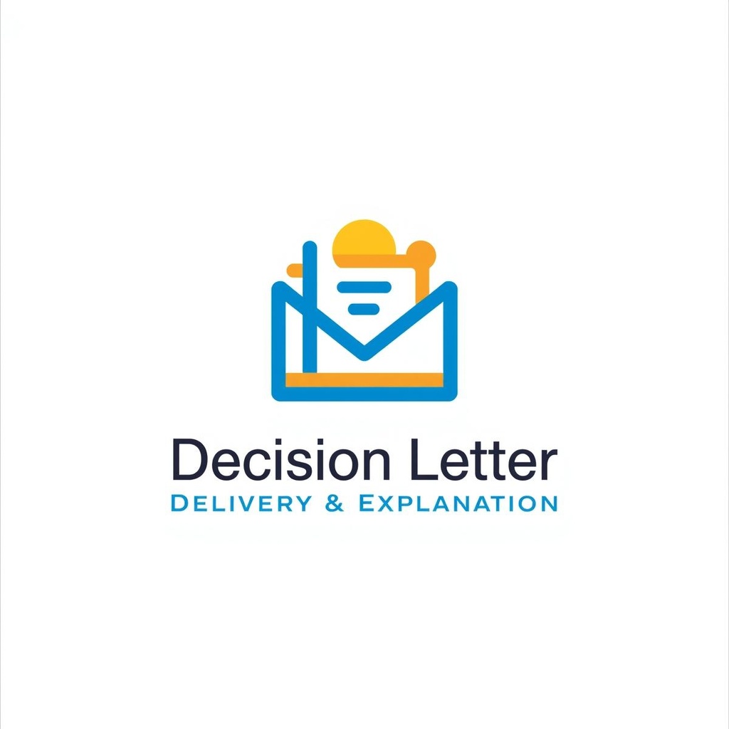 Decision Letter Delivery & Explanation 